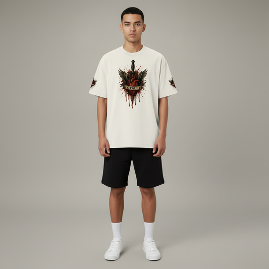 Loyalty Oversized Tee – Heart of the Warrior Edition - Luis’s Locker