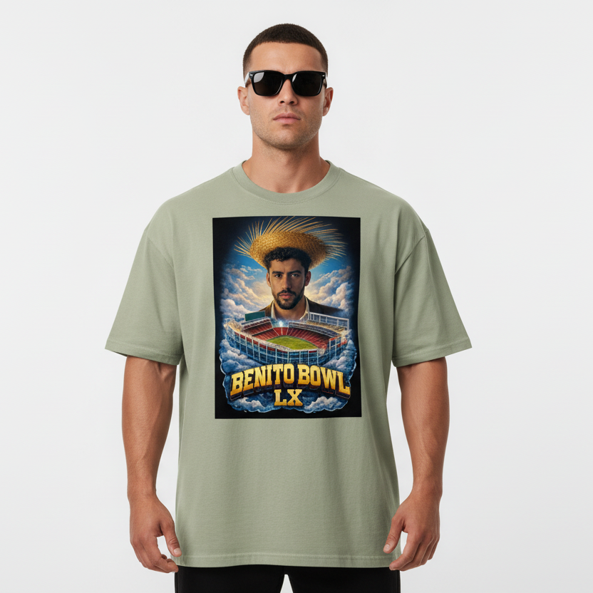 Benito Bowl Oversized Faded Graphic t-shirt Limited Edition Merch