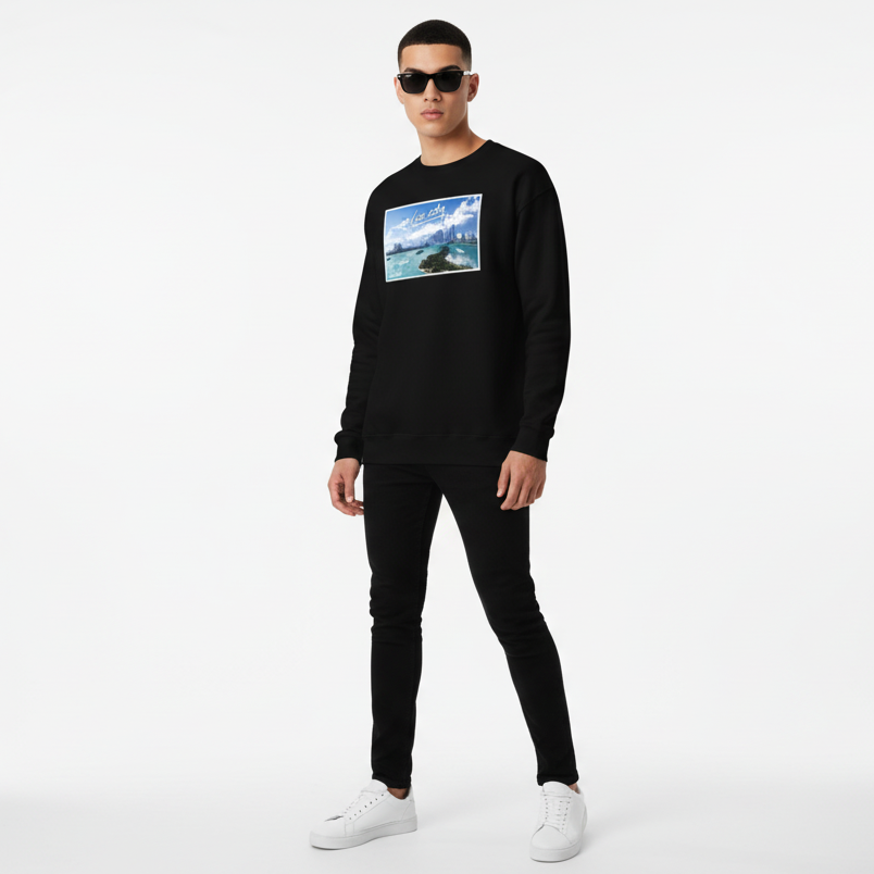 GTA IV Vice City Postcard Unisex Premium Sweatshirt
